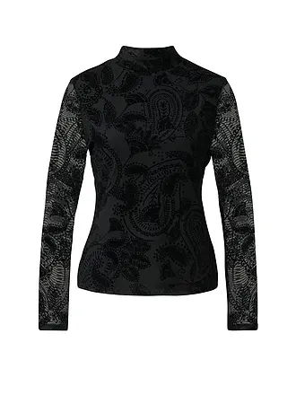 COMMA | Nome prodotto: Maglietta a maniche lunghe
Marca: COMMA
Colore: nero
Categorie: Moda, Donna
Tag: Taglie forti

Lunghezza manica: Manica lunga
Materiale: Rete, Poliestere / Poliammide
Forma del colletto: Collo alto
Motivo: Tinta unita
Vestibilità (capispal | 